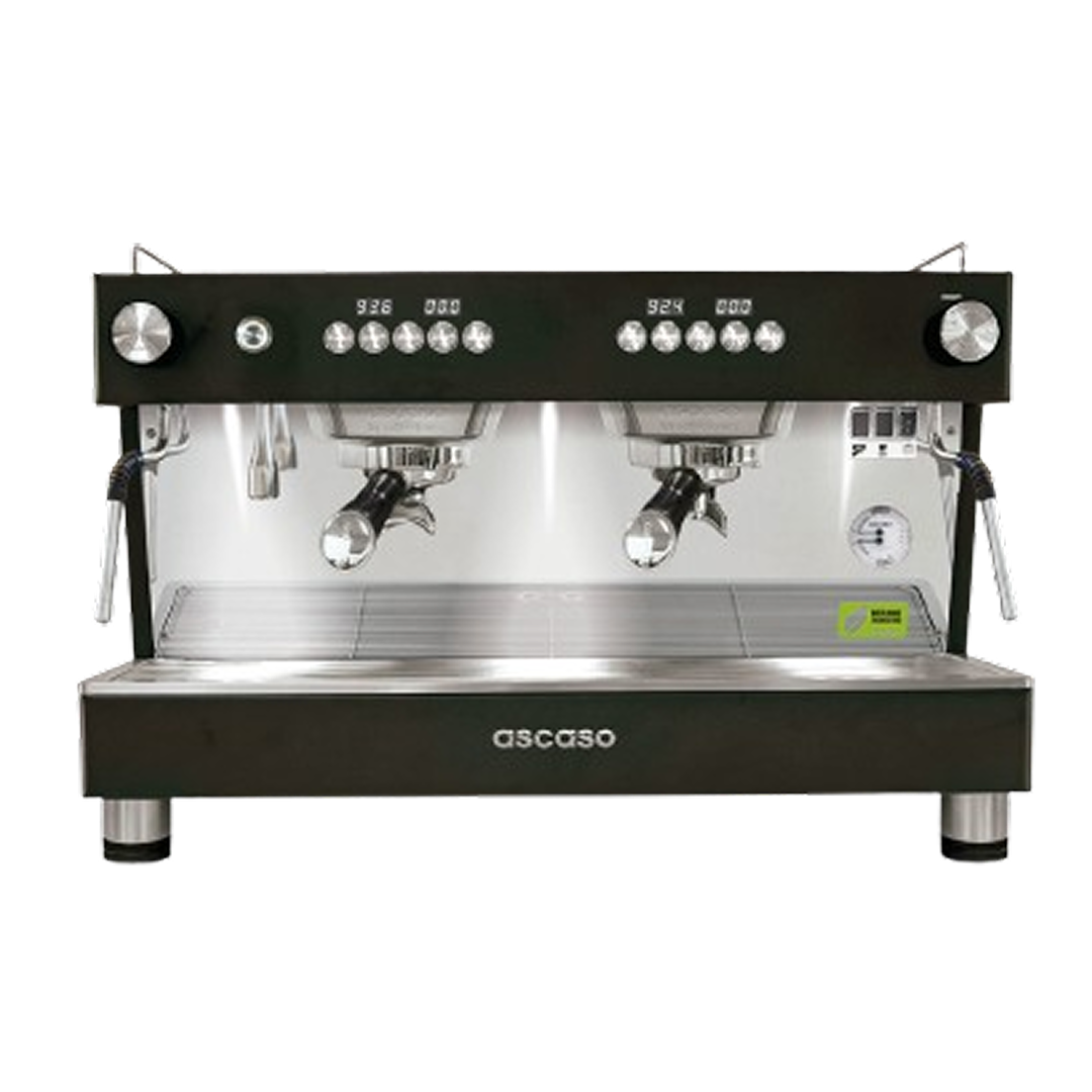 Cafetera espresso Ascaso Barista T de diseño compacto para uso profesional.