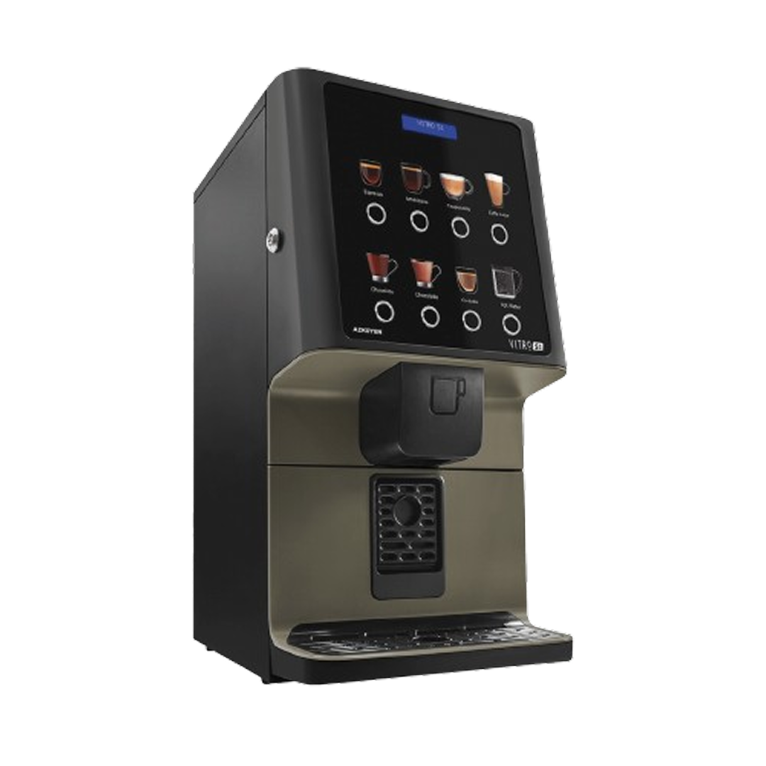 Máquina de café automática Azkoyen VITRO S1 para oficinas y negocios.
